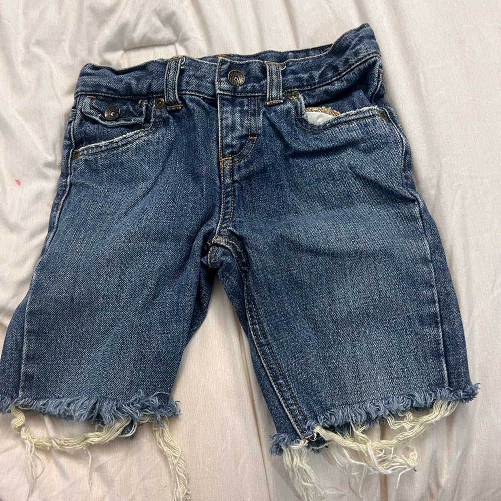 Kids Blue Denim Shorts